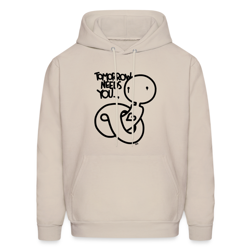 2Morrow Needs You Basic Men's Hoodie - Sand