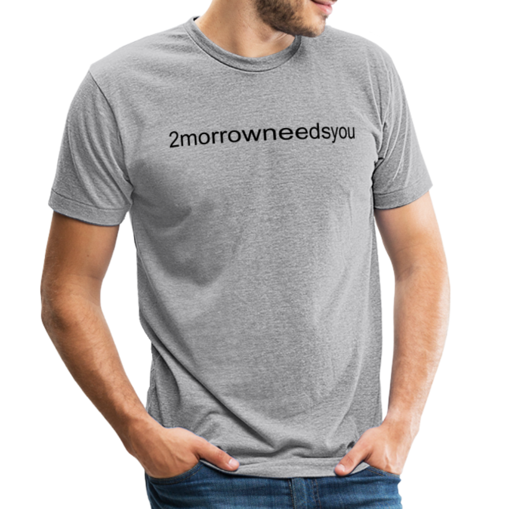 2morrowneedsyou F suicide Tee - heather grey